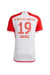 Bayern Munich Alphonso Davies #19 Jalkapallovaatteet Kotipaita 2023-24 Lyhythihainen